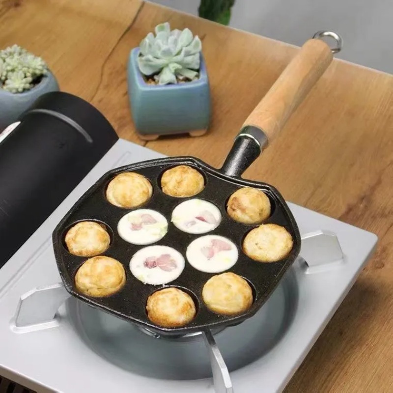 Cast Iron Corn - 베이킹 타코야키 팬 14 홀 선물,