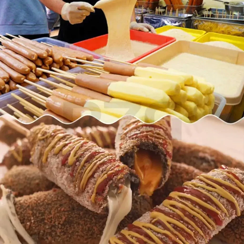 Corn Dog Stick - 대용량 전기 딥 프라이어 상업용 한국식