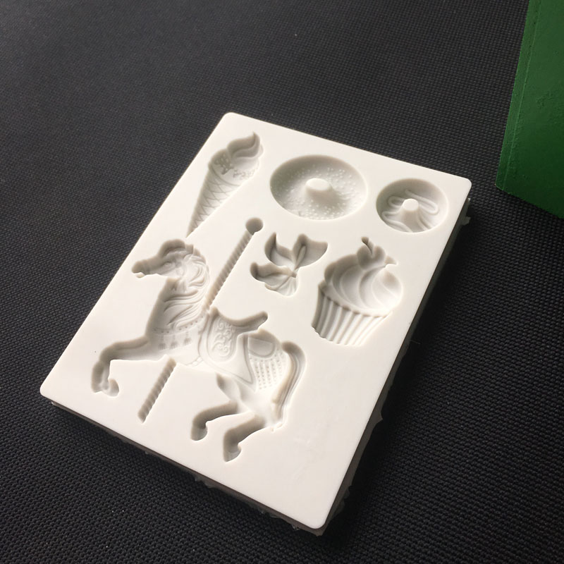 Donut Mold Silicone - 트로이 목마 아이스크림 도넛 실리콘 금형