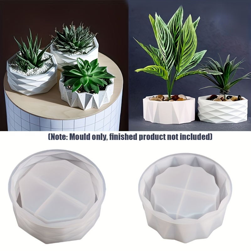 1/2개 대형 원형 불규칙 실리콘 몰드 DIY 레진 및 - Potsticker Mold 리뷰 및 가격