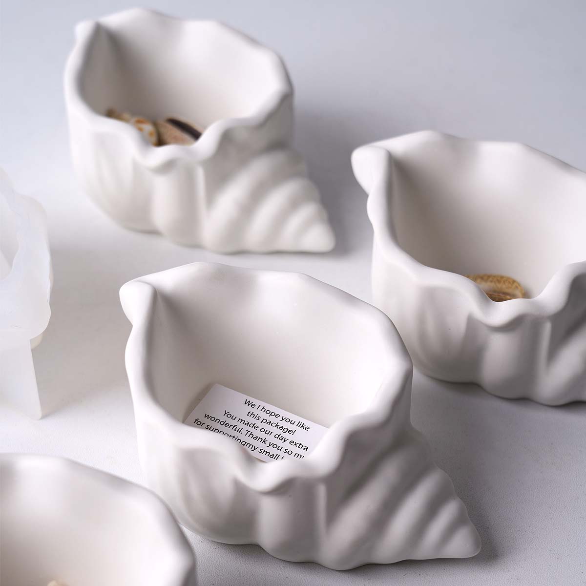 조가비 양초 항아리 실리콘 몰드 DIY 오션 시리즈 화 - Potsticker Mold 리뷰 및 가격