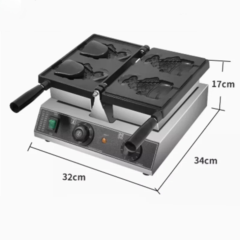 상업용 전기식 2구 개방형 물고기 모양 타이야키 제조기 - Waffle Cone Maker 리뷰 및 가격