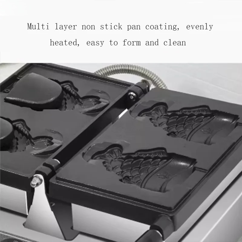 상업용 전기식 2구 개방형 물고기 모양 타이야키 제조기 - Waffle Cone Maker 리뷰 및 가격