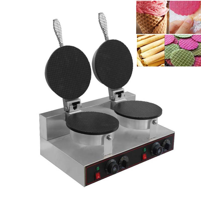 상업용 더블 라운드 와플 메이커 와플 콘 베이커리 메이 - Waffle Cone Maker 리뷰 및 가격