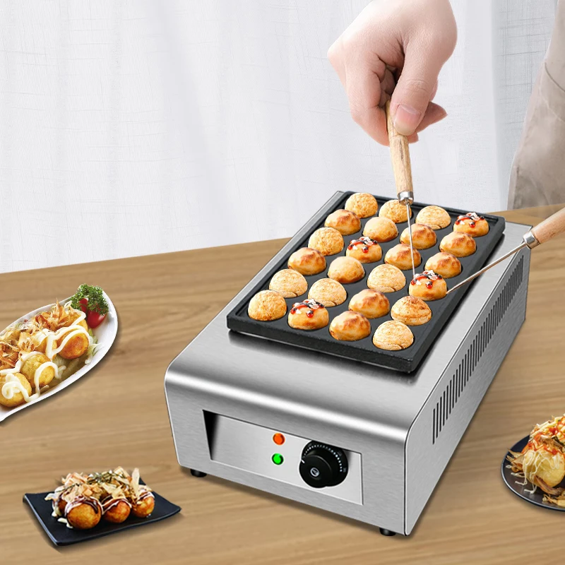 상업용 대형 전기 타코야끼 볼 그릴 기계 3구 피쉬볼  - Takoyaki Grill Plate 리뷰 및 가격