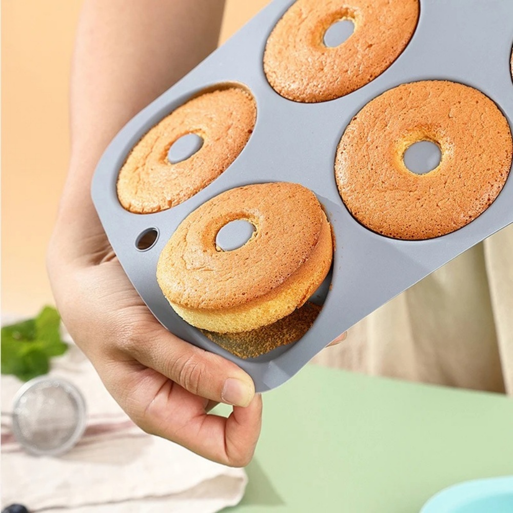 6홀 베이킹 몰드 식품 등급 실리콘 논스틱 도넛 몰드  - Donut Mold Silicone 리뷰 및 가격