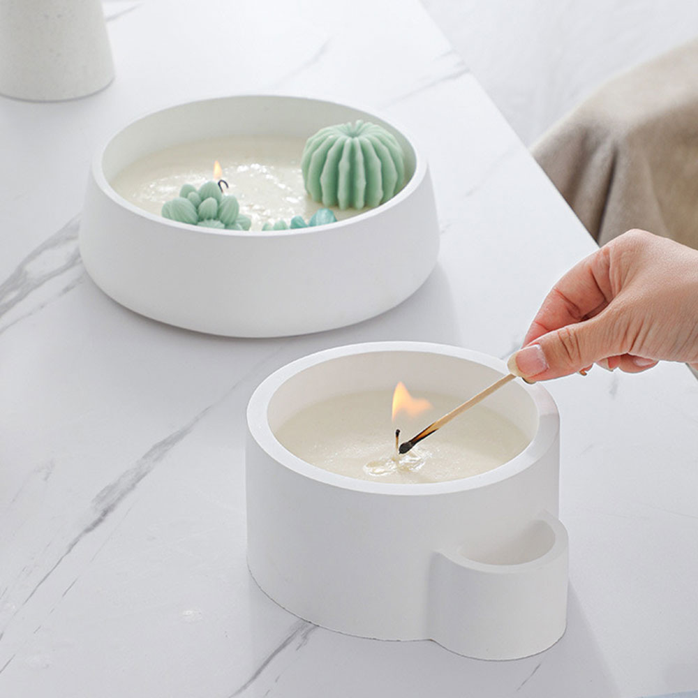 반구형 시멘트 양초 그릇 금형 DIY 물고기 탱크 양초 - Potsticker Mold 리뷰 및 가격