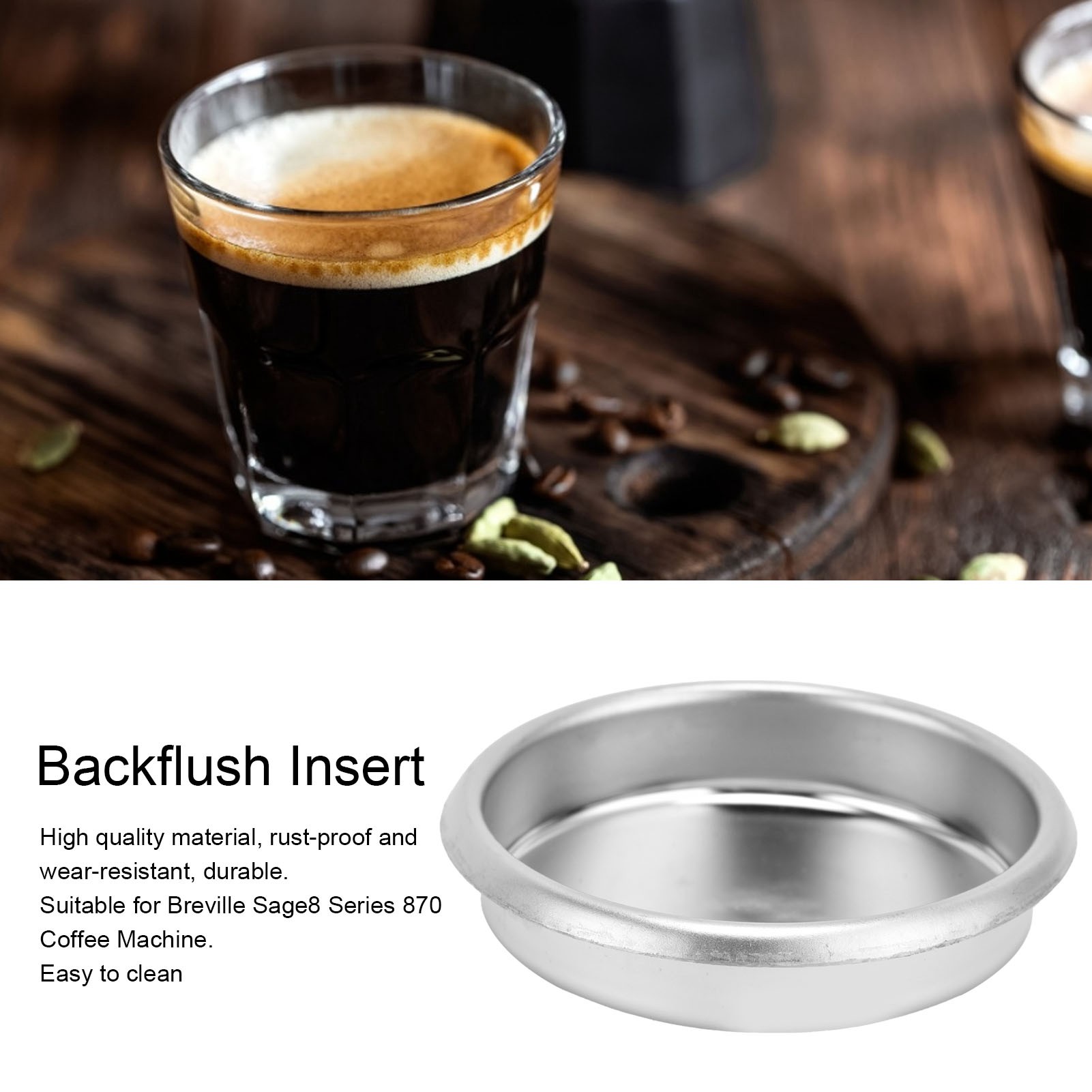 54mm 커피 머신 스테인레스 스틸 백플러시 삽입 Br - Breville Espresso Bes870 리뷰 및 가격