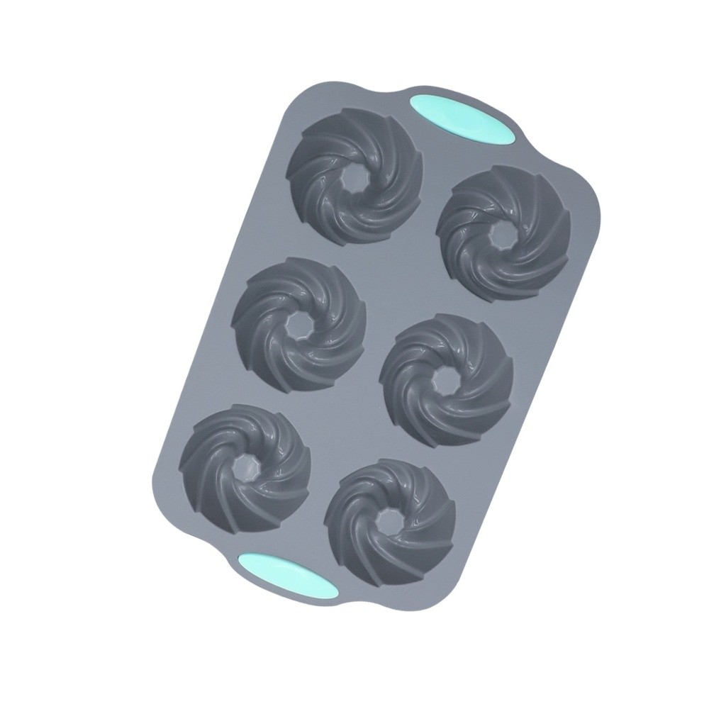논스틱 실리콘 도넛 몰드 6구 원통형 코일 텍스처 머핀 - Donut Mold Silicone 리뷰 및 가격