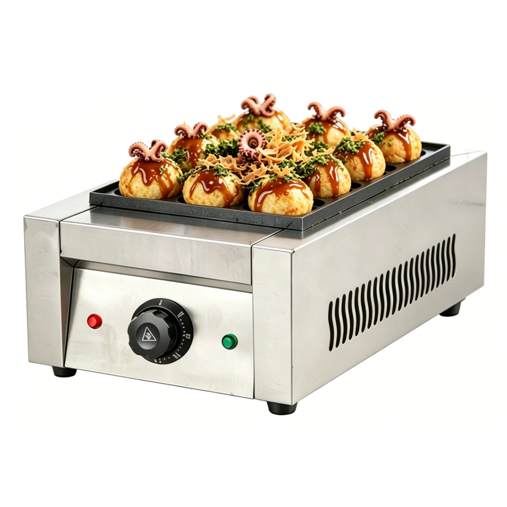 상업용 전기 타코야끼 메이커, 이중 플레이트 논스틱 문 - Takoyaki Grill Plate 리뷰 및 가격